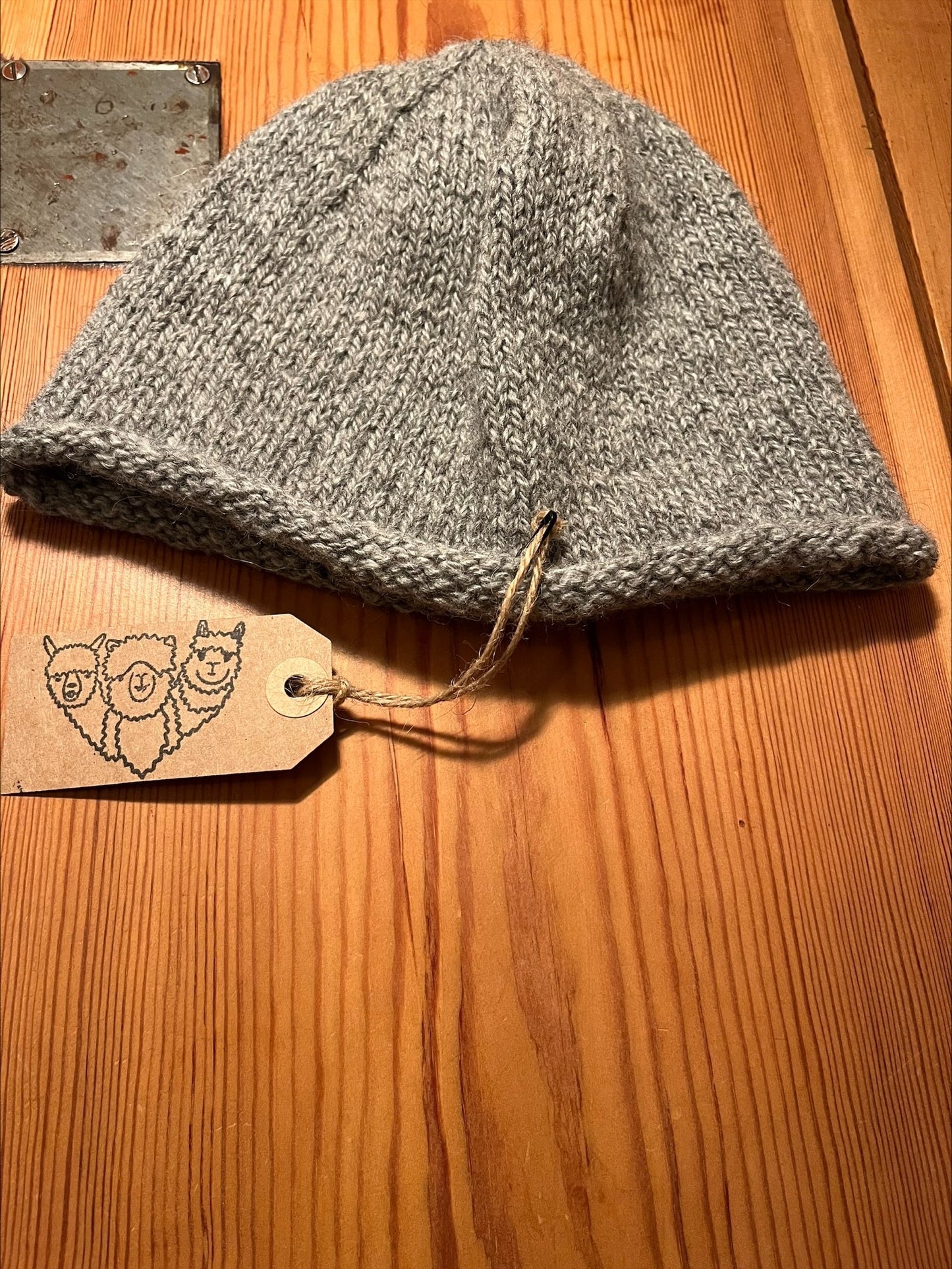 Alpaca wool beanie